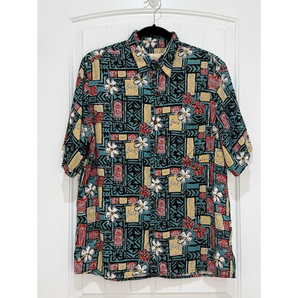 Reyn Spooner Hawaiian Aloha Shirt Disney Lilo & Stitch Rayon Size S RARE - Picture 1 of 7